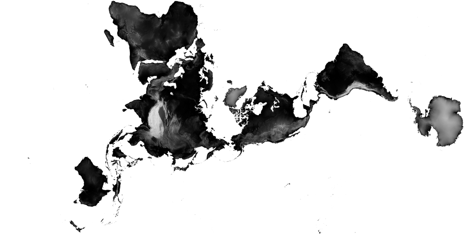 Dymaxion world map